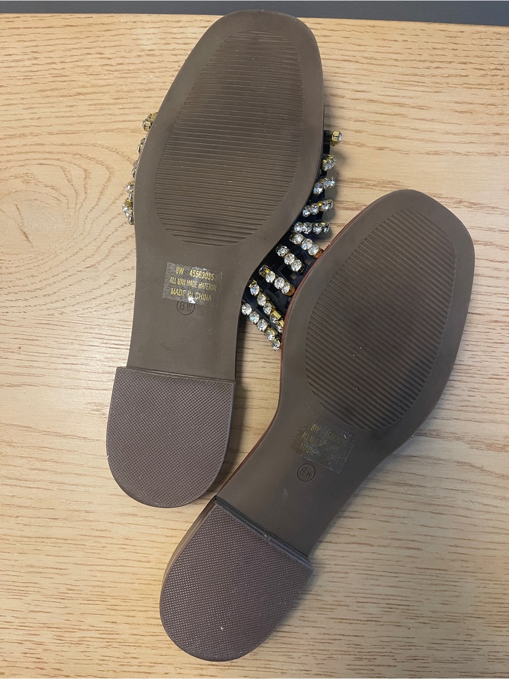 Cato Rhinestone Caged Slide Sandals - Picture 5 of 5